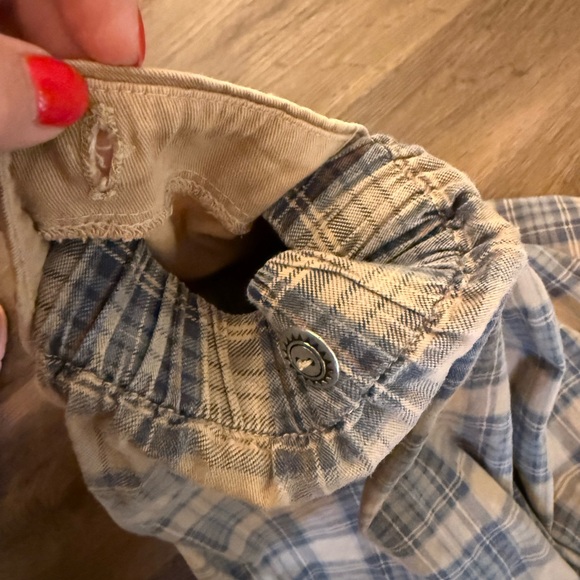 Paquette Vintage Women’s Cottagecore Plaid Skirt/Top/Dress Button Accents Sz M - Picture 5 of 10